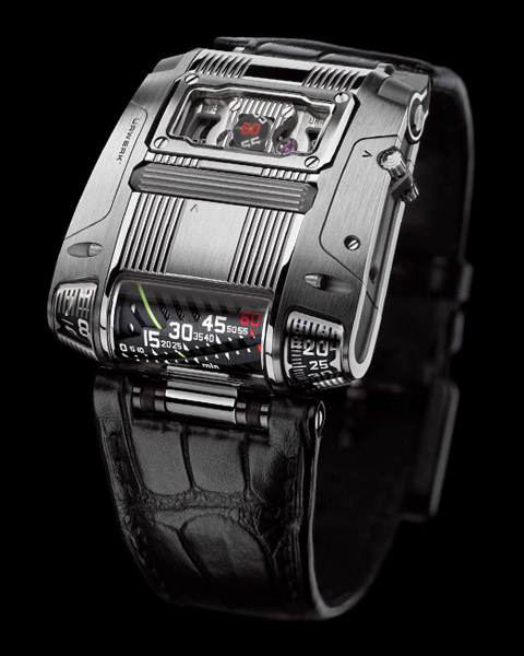 Swiss timepiece, linear display watch, UR-111C
