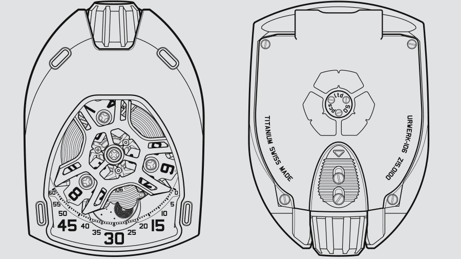 Swiss timepiece, Satellite watch, UR-106