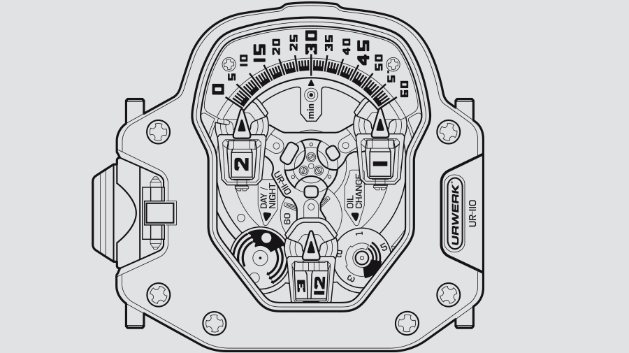 Swiss timepiece, Iconic watch, UR-110