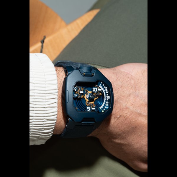 Swiss timepieces Satellite watch UR-120 Blue Planet