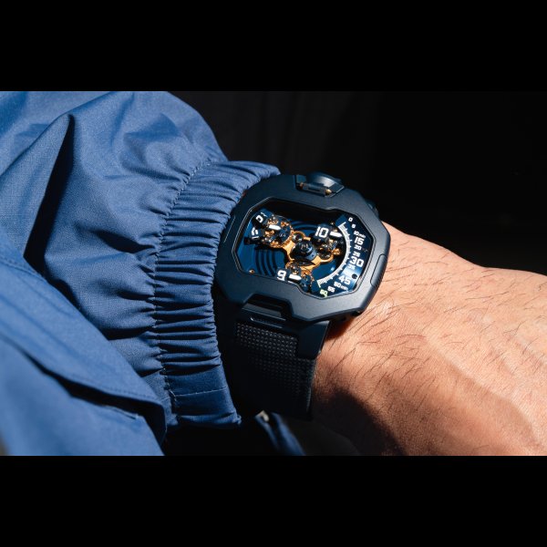 Swiss timepieces Satellite watch UR-120 Blue Planet